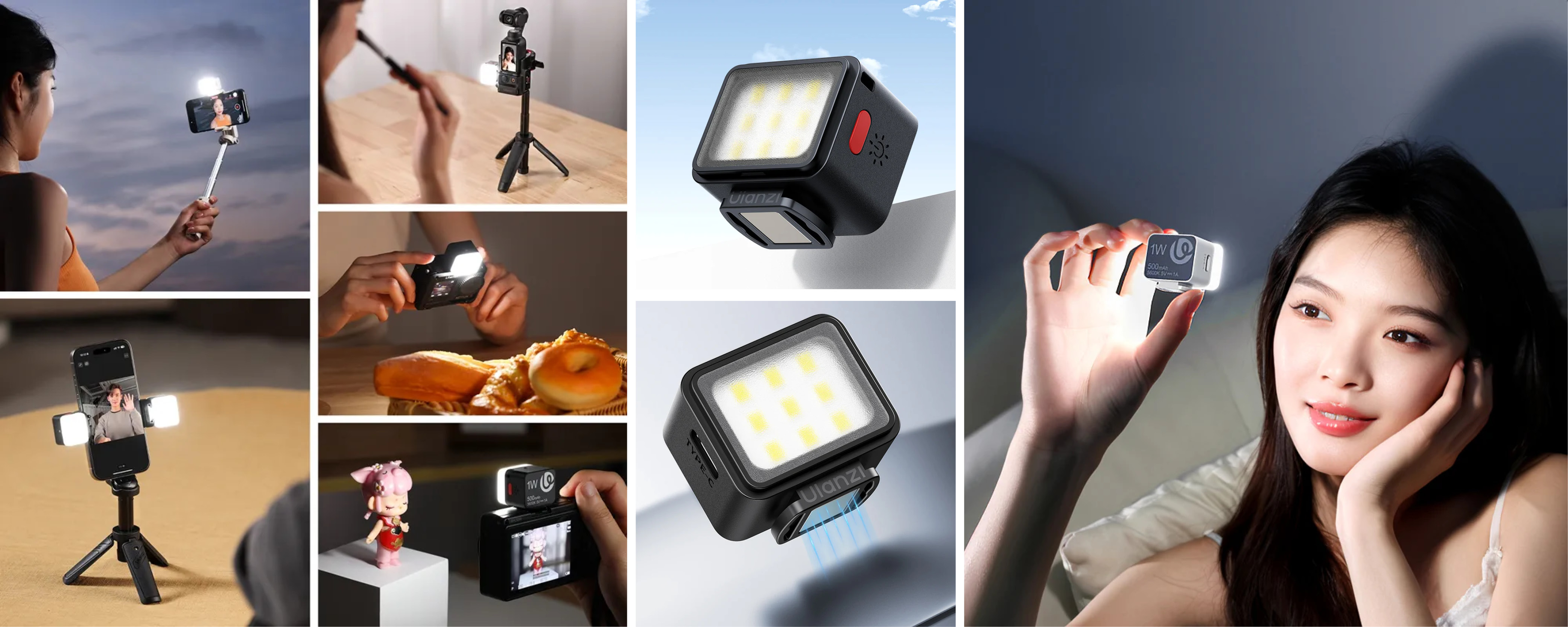 Lampa LED Ulanzi DG01 - WB (5600 K)